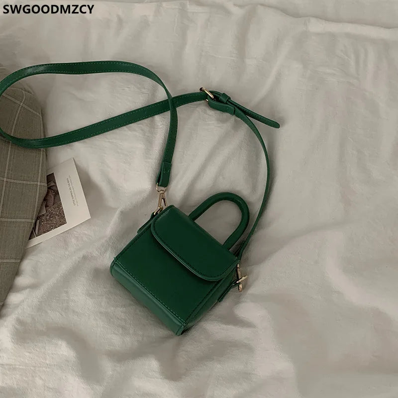 Leather Crossbody Shoulder Bag for Women Mini Bag