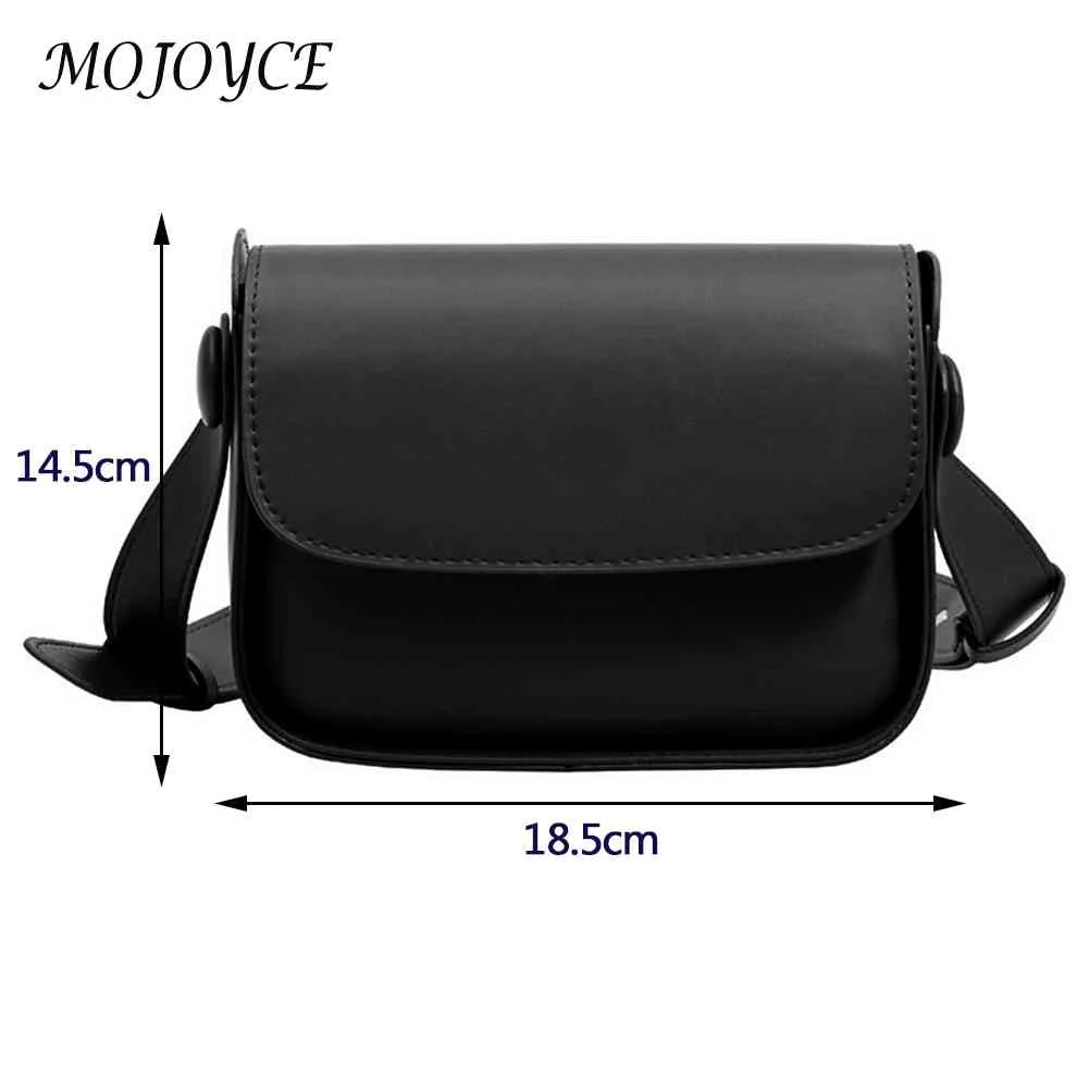 Leather Shoulder Crossbody Bag Small Square Messenger Handbag