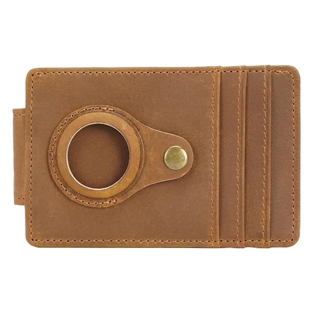 Leather Wallet Case for Tracker Locator