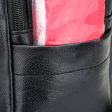 Vintage Leather Women Backpack Daypack Teenager Travel Rucksack