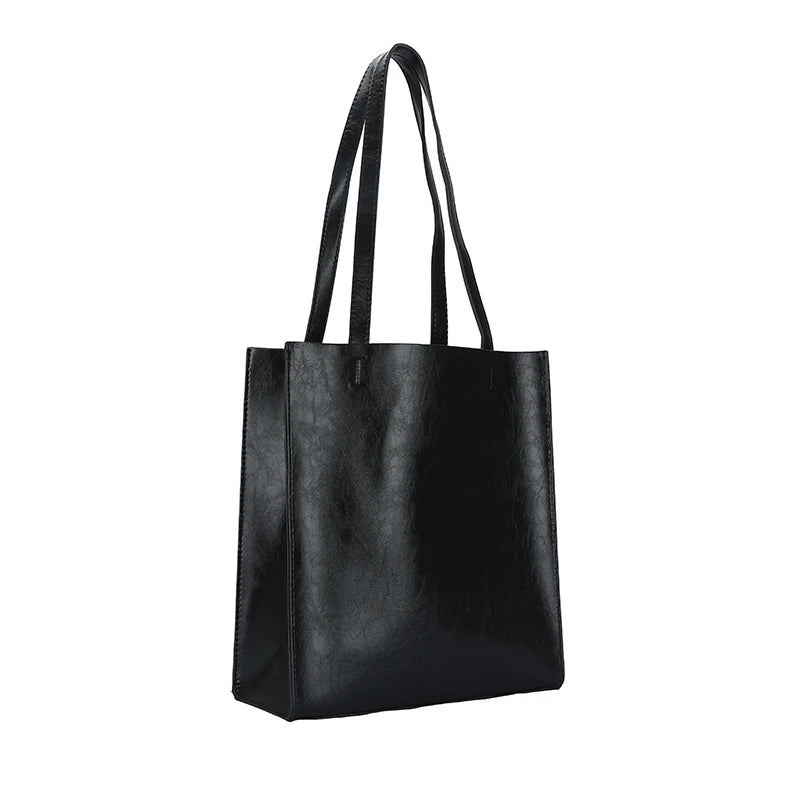Leather Women Bag Single Shoulder Totes Woman Shopper Shoulder Bag