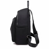 Leather Women School Backpacks High Girl Shoulder Bags