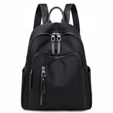 Leather Women School Backpacks High Girl Shoulder Bags