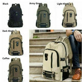 Canvas Travel Backpack Large Capacity Rucksack Teen Sport School Bag Mochila