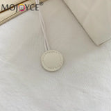 Geometric Embossed Messenger Bag Women PU Square Box Shape Drawstring Handbags