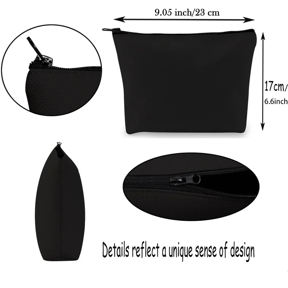 Bridesmaid Makeup Bags Cosmetic Case Bridal Party Make Up Pouch Necessaries