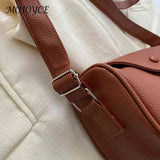 Printed Crossbody Bag Dumpling Bag PU Leather Casual Portable Soft