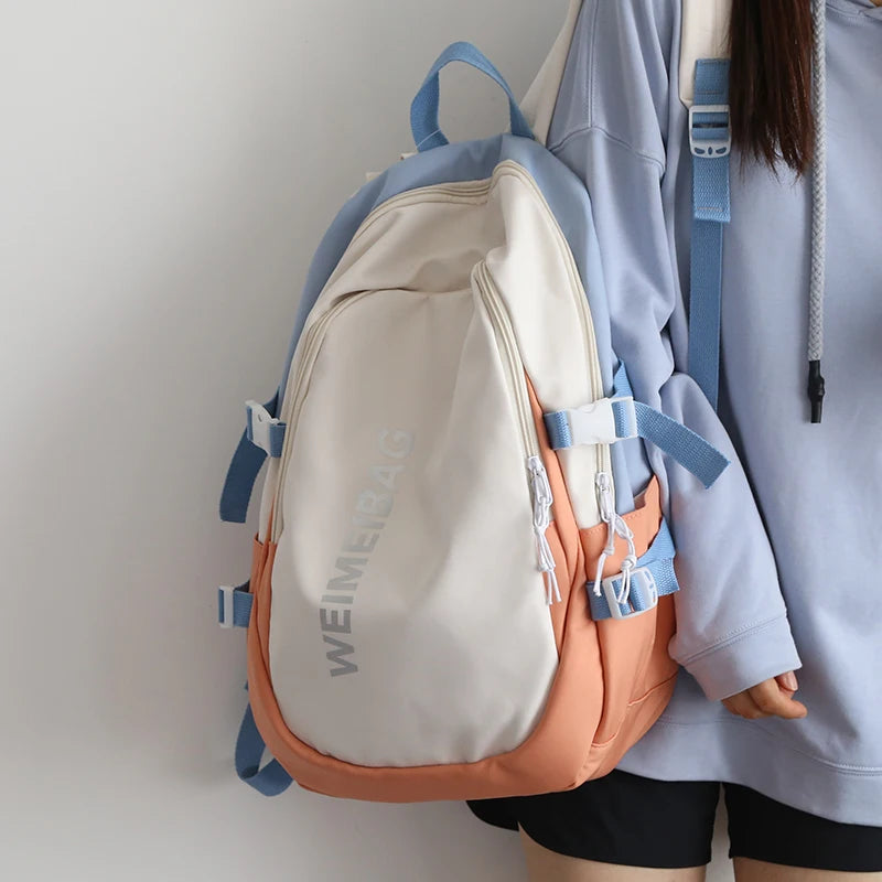 Large Capacity Schoolbag for Middle School Student Girls