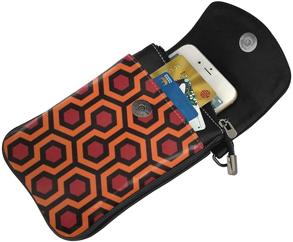 Lightweight PU Leather Cell Phone Purse for Women