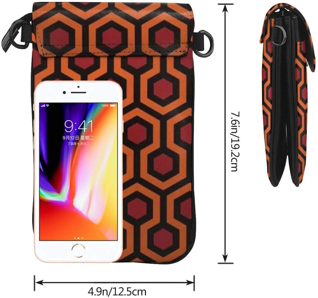 Lightweight PU Leather Cell Phone Purse for Women