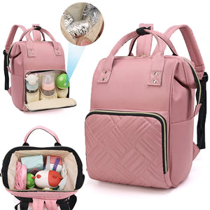 Mommy USB Diaper Bag Baby Care Large Capacity Backpack Waterproof Nappy Bags