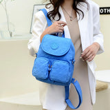 Waterproof Nylon Backpack Large Capacity Anti Theft Schoolbag