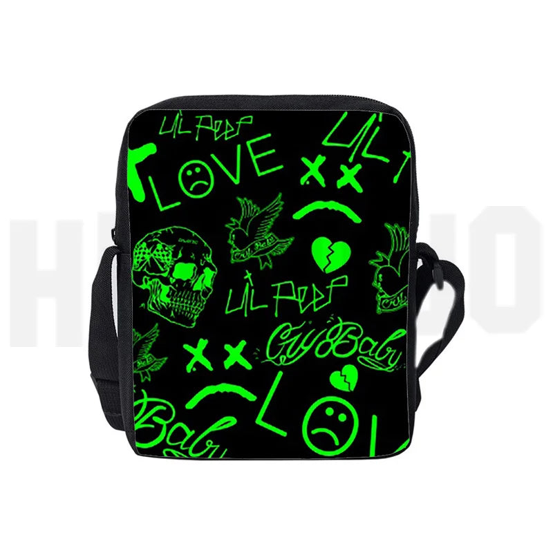 Lil Peep Diagonal Shoulder Bag Women Handbag Girl Messenger Bag Harajuku Bag