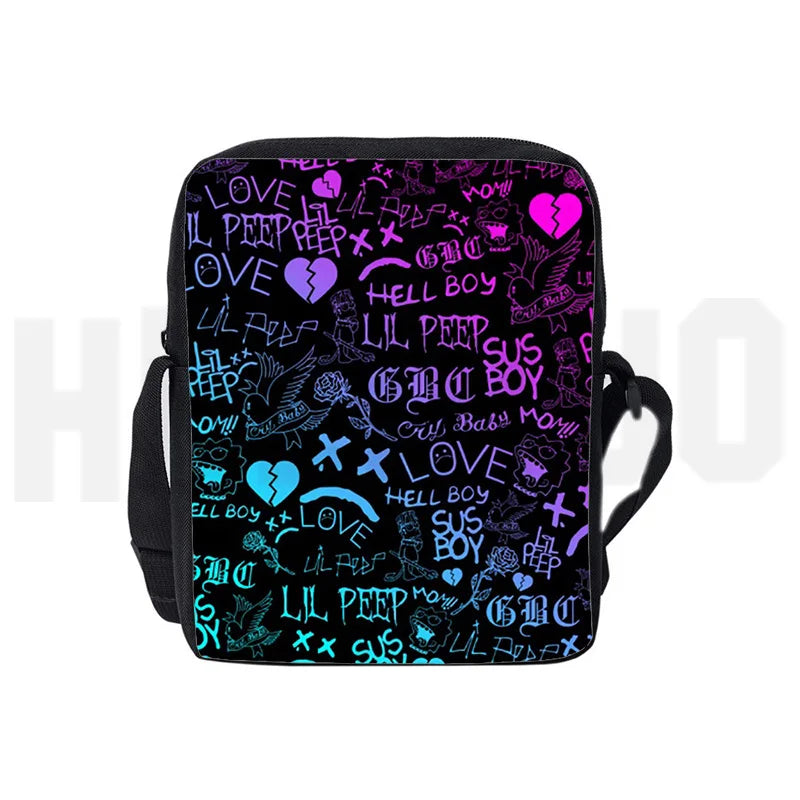 Lil Peep Diagonal Shoulder Bag Women Handbag Girl Messenger Bag Harajuku Bag
