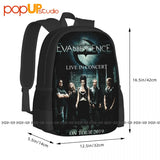 Evanescence Live In Concert Backpack Large Capacity Bookbag