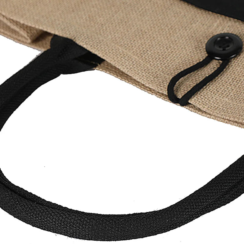 Large Capacity Linen Handbag for Women