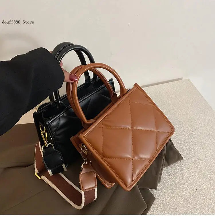 Lingge Embroidery Thread Small Bag Ladies Shoulder Messenger Bag