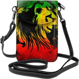 Lion Jamaica Flag Crossbody Cell Phone