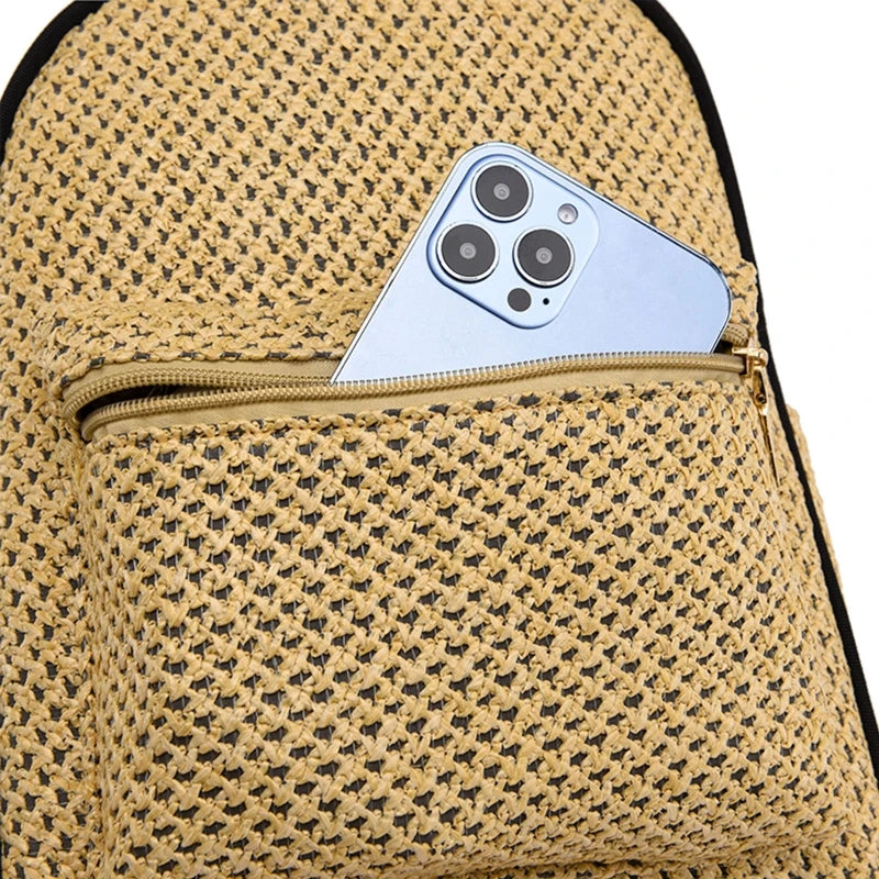 Bohemian Woven Backpack Purse Bag for Women