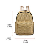 Bohemian Woven Backpack Purse Bag for Women