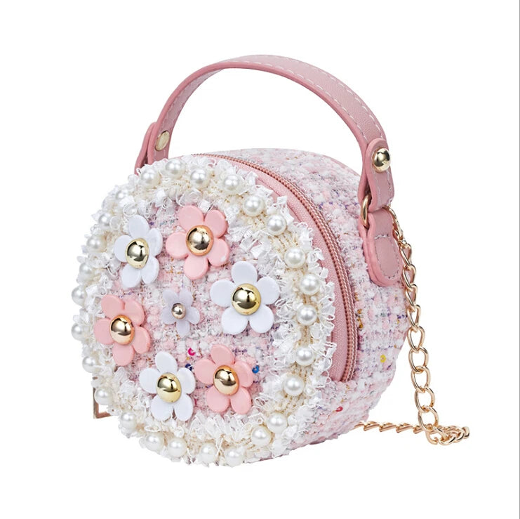 Toddler Princess Bag Baby Messenger Crossbody Flower Bag