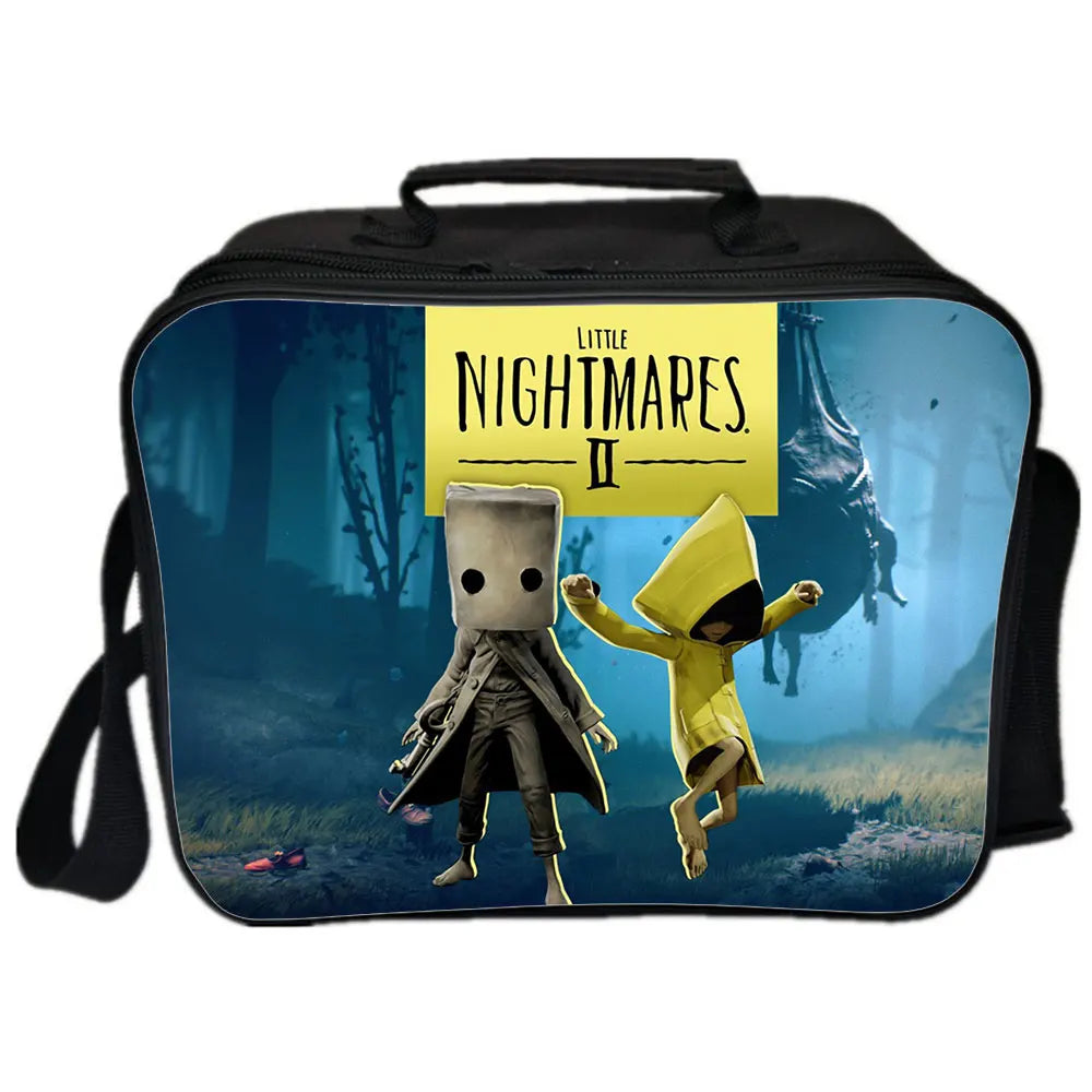 Little Nightmares Lunchbox Bag Cartoon Handbag for Kids School