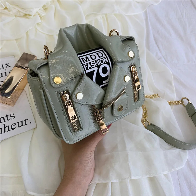 Personalized Locomotive Women's Bag with Chain Strap