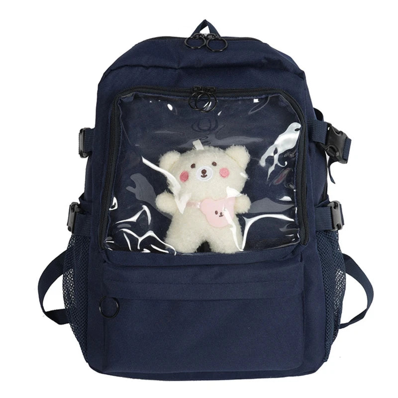 Lolita Bag Backpack Teen Girls Schoolbag Nylon