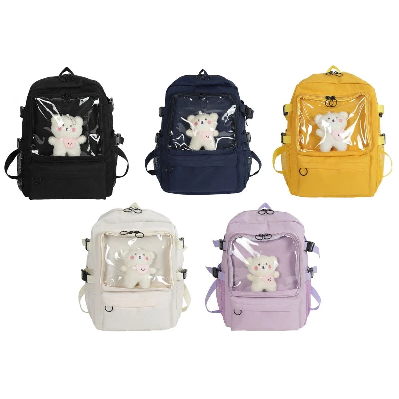 Lolita Bag Backpack Teen Girls Schoolbag Nylon