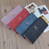 Long Ladies Wallet Soft PU Leather Large Capacity Clutch