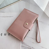 Long Wallet Retro PU Soft Leather Clutch Mobile Phone Bag