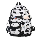 Waterproof Nylon Women Backpack Young Girl Student Schoolbag