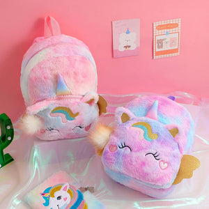 Cartoon Pony School Bag Student Backpacks Girl Travel Bookbags