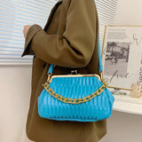Frame Clutch Crossbody Bag Small PU Leather Handbag