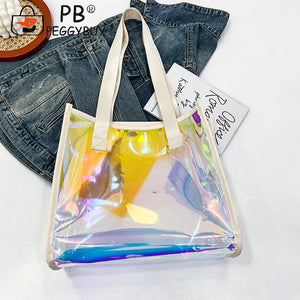 Clear Waterproof PVC Totes - Travel Shoulder Bags