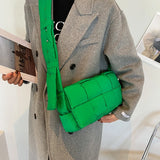Casual Solid Shoulder Bag for Women, Square Messenger Bag