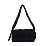 Casual Solid Shoulder Bag for Women, Square Messenger Bag