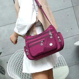 Casual Shoulder Bag Women Handbags Multi-layer Ladies Crossbody Bag Tote