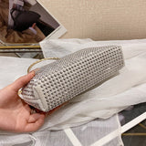 Metal Frame Diamond Handbag Party Clutch Evening Bag
