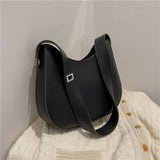 Crossbody Bag Women PU Leather Shoulder Bag Wide Straps Handbag