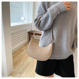 Women Handbag Solid Colors Sweet Small Shoulder Purses