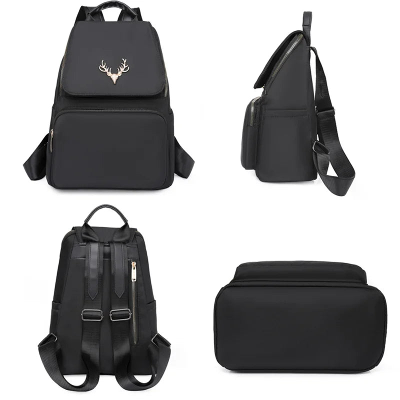 High Oxford Female Backpacks for Girls Casual School Bags