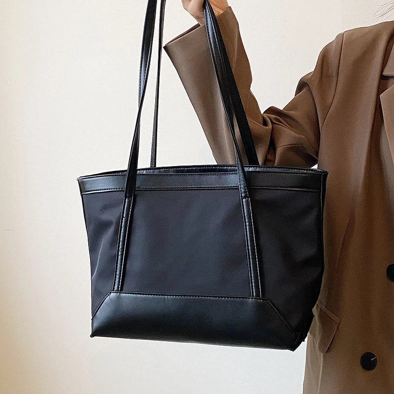 Oxford Shoulder Bags For Women Large Tote Bag Handbag Underarm Bag