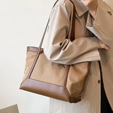 Oxford Shoulder Bags For Women Large Tote Bag Handbag Underarm Bag