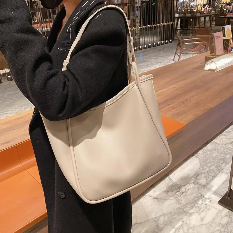 Women's Pu Leather Shoulder Bag Casual Handbag
