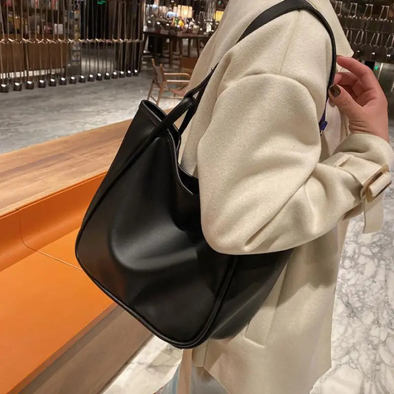 Women's Pu Leather Shoulder Bag Casual Handbag