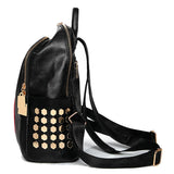 Women Travel Backpack Soft PU Leather School Backpack