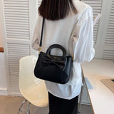Women's Small Flap Shoulder Bag Solid Color Ladies Handbag
