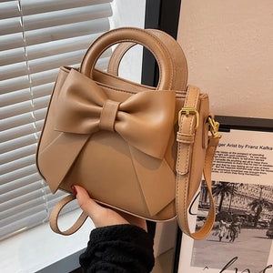 Women's Small Flap Shoulder Bag Solid Color Ladies Handbag