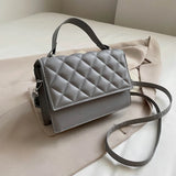 Embroidered Flap Shoulder Bag Crossbody Messenger Handbag